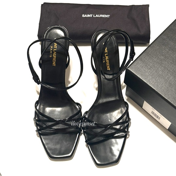 YSL Yves Saint Laurent Cassandre Opyum 85 Heeled Sandals - Size 40 EUR - Picture 7 of 14